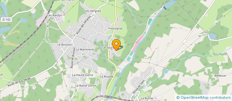 localisation de l'entreprise SCI DFD  SAINT-PRIEST-TAURION