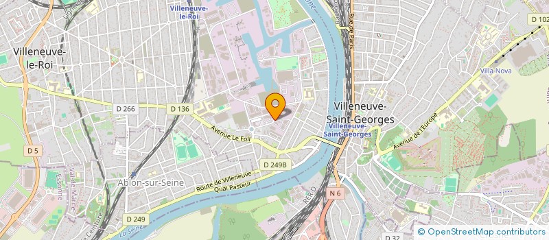 localisation de l'entreprise SCI DFE  VILLENEUVE-LE-ROI