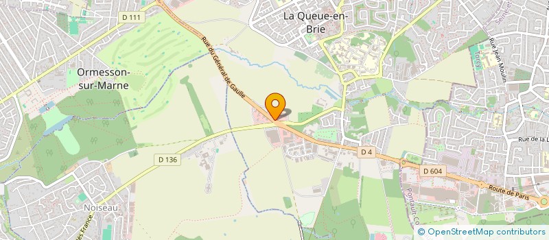 localisation de l'entreprise SCI DFG  LA QUEUE EN BRIE