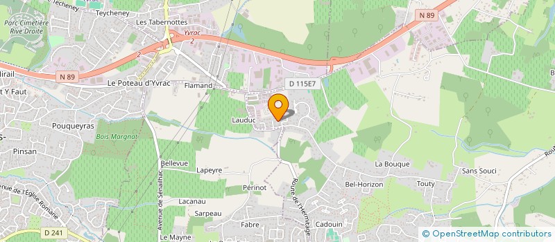 localisation de l'entreprise SCI DFG  POMPIGNAC