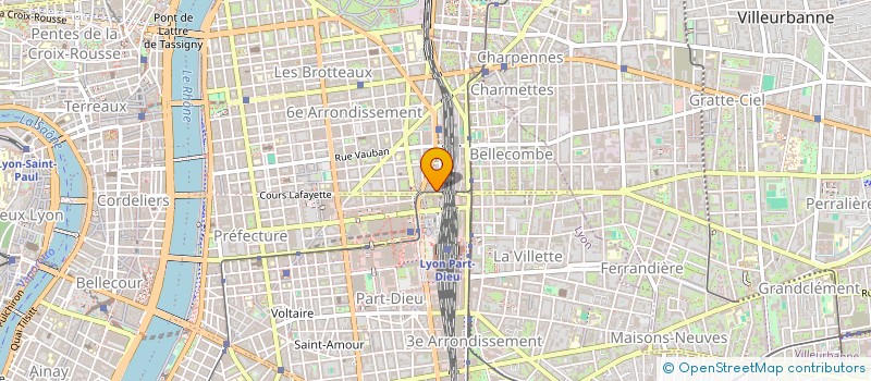 localisation de l'entreprise SCI DFI  LYON