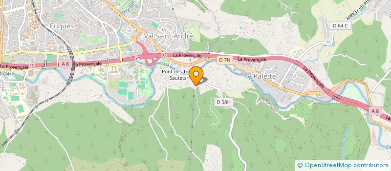 localisation de l'entreprise SCI DFLJ  MEYREUIL