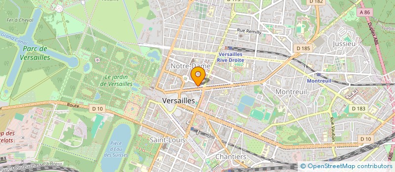 localisation de l'entreprise SCI DFM à VERSAILLES