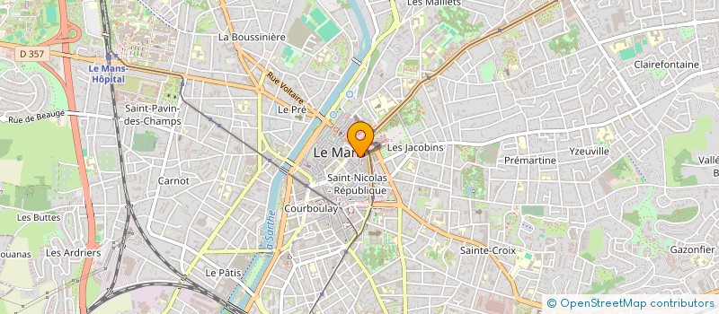 localisation de l'entreprise SCI DFP  LE MANS