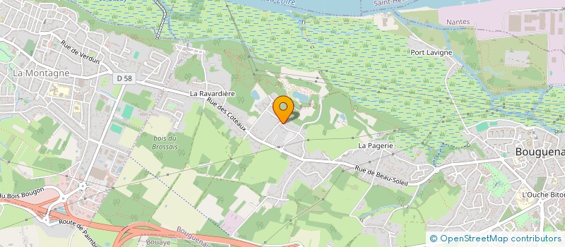 localisation de l'entreprise SCI DFP à BOUGUENAIS