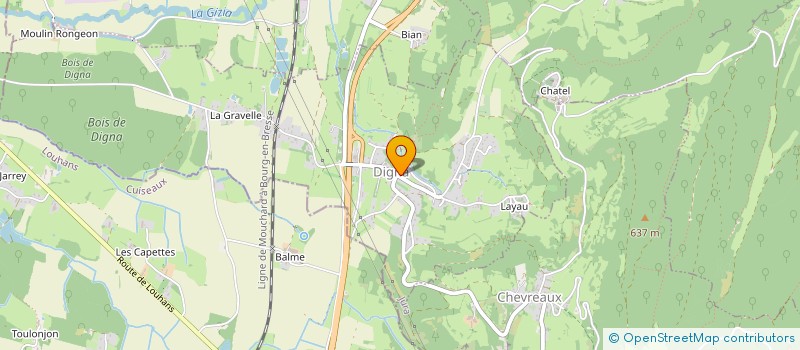 localisation de l'entreprise SCI DFS  DIGNA