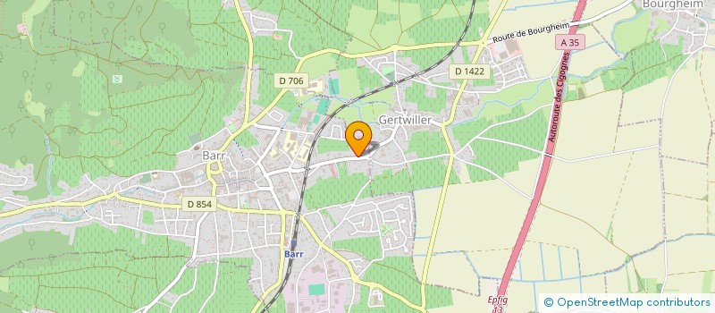 localisation de l'entreprise SCI DG  BARR