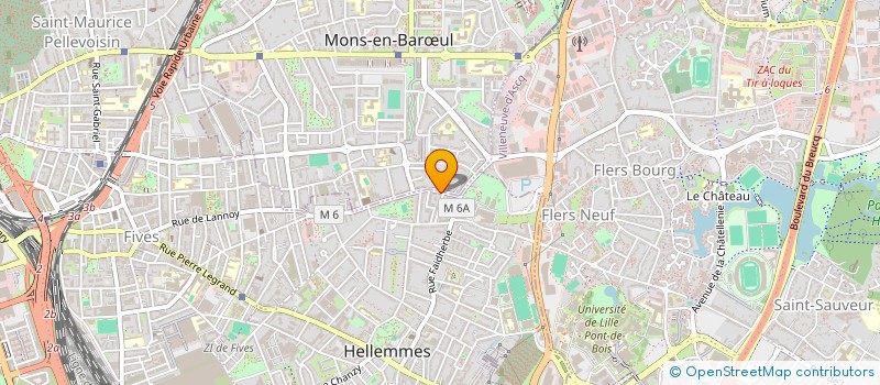 localisation de l'entreprise SCI DG à LILLE