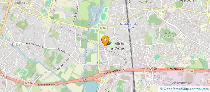 localisation de l'entreprise SCI DG  SAINT-MICHEL-SUR-ORGE