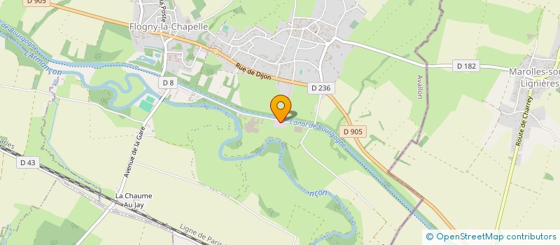 localisation de l'entreprise SCI DG  FLOGNY-LA-CHAPELLE