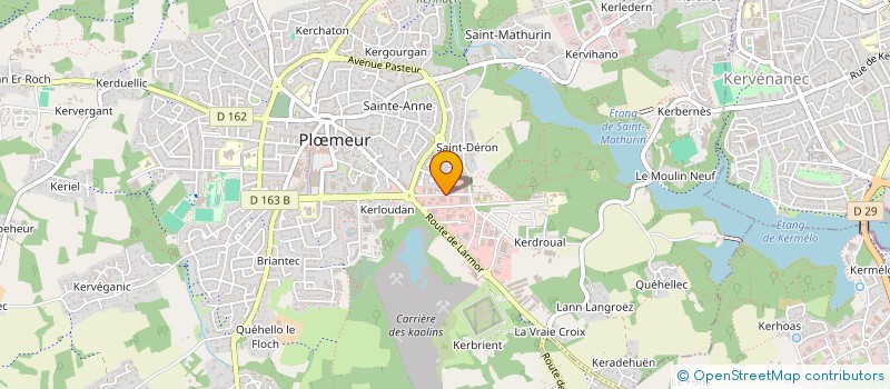 localisation de l'entreprise SCI DG DE KERDROUAL à PLOEMEUR