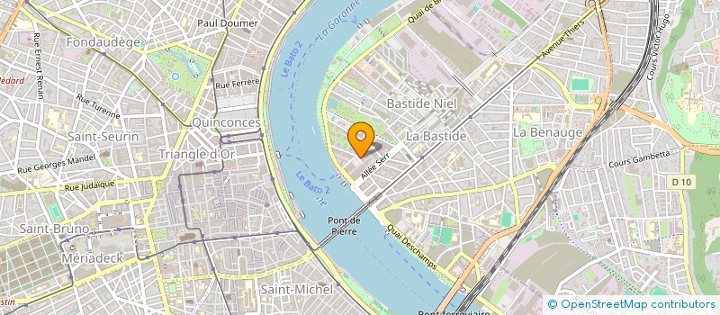 localisation de l'entreprise SCI DG PATRIMOINE  BORDEAUX