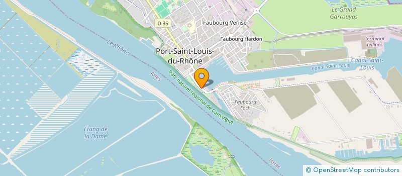 localisation de l'entreprise SCI DG TDK à PORT-SAINT-LOUIS-DU-RHONE