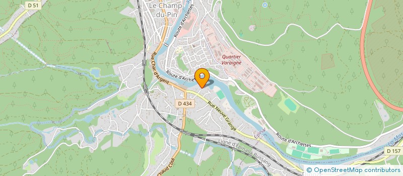 localisation de l'entreprise SCI DG2C à EPINAL