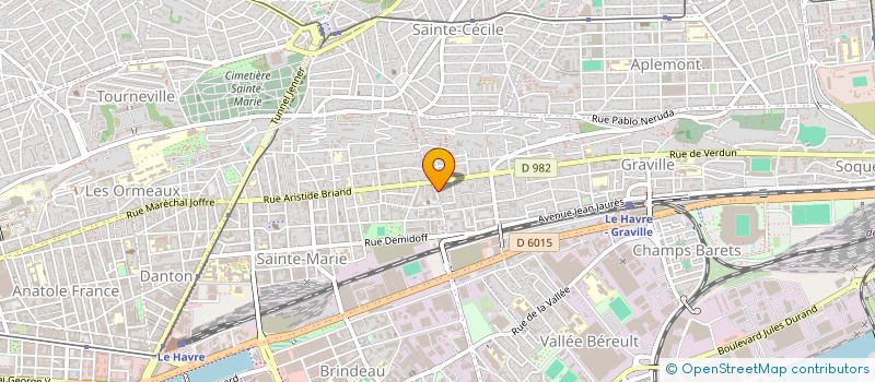 localisation de l'entreprise SCI DG4 à LE HAVRE