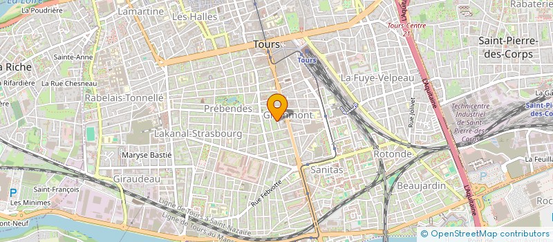 localisation de l'entreprise SCI DG4C  TOURS
