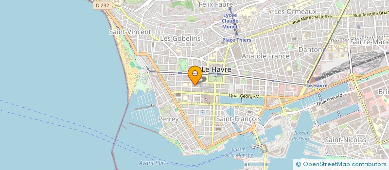 localisation de l'entreprise SCI DGBAB à LE HAVRE