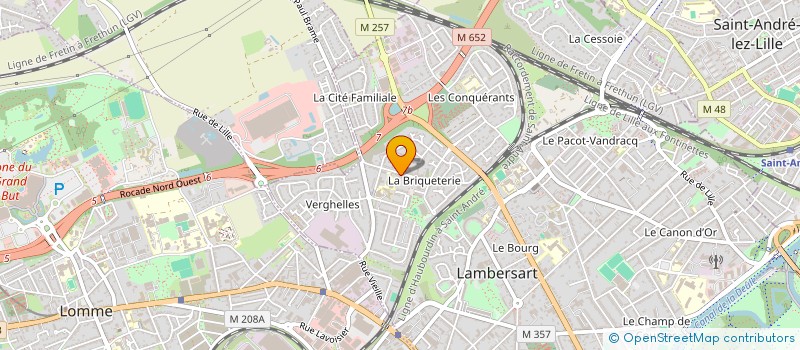 localisation de l'entreprise SCI DGBB à LAMBERSART