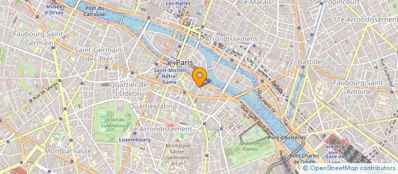 localisation de l'entreprise SCI DGC  PARIS