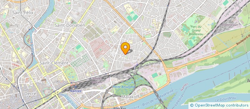 localisation de l'entreprise SCI DGC II  NANTES