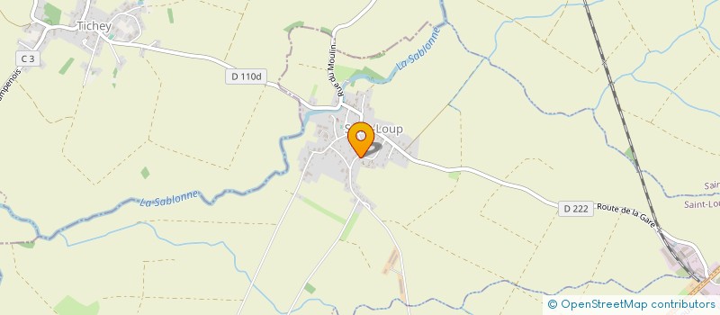 localisation de l'entreprise SCI DGCM-IMMO  SAINT-LOUP