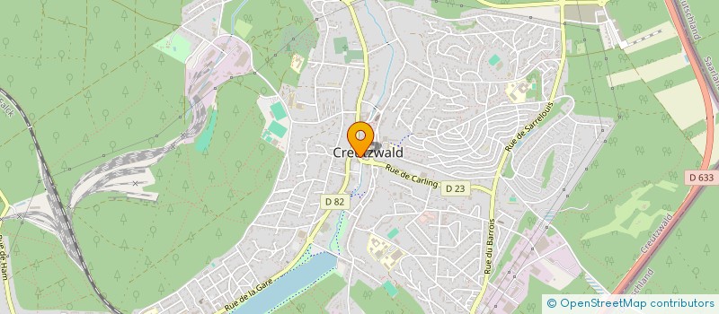 localisation de l'entreprise SCI DGD  CREUTZWALD