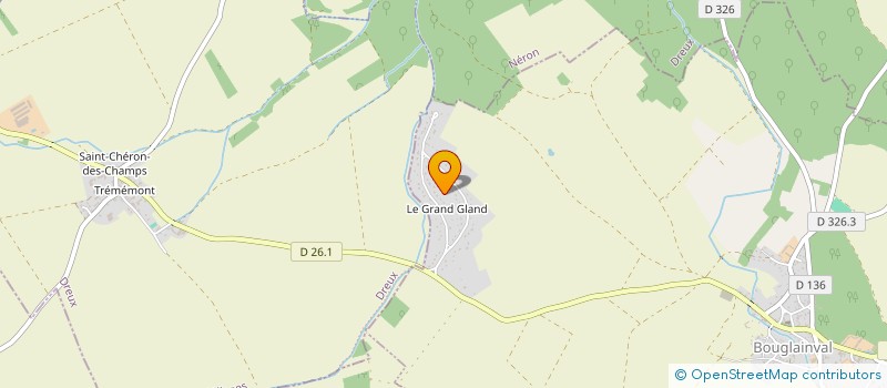 localisation de l'entreprise SCI DGD à BOUGLAINVAL