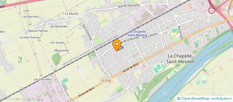 localisation de l'entreprise SCI DGE à LA CHAPELLE-SAINT-MESMIN