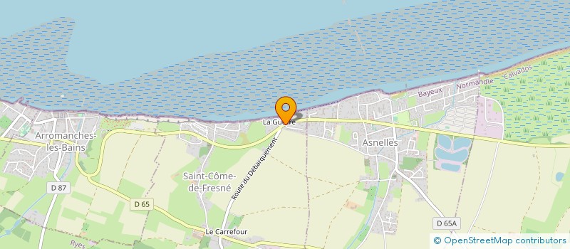 localisation de l'entreprise SCI DGG INVEST  SAINT-COME-DE-FRESNE