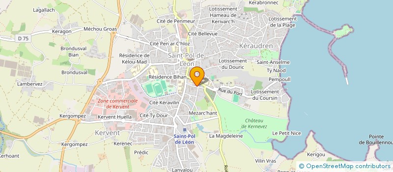 localisation de l'entreprise SCI DGGLG  SAINT-POL-DE-LEON