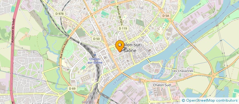 localisation de l'entreprise SCI DGI à CHALON-SUR-SAONE