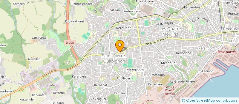 localisation de l'entreprise SCI DGL BREST  BREST