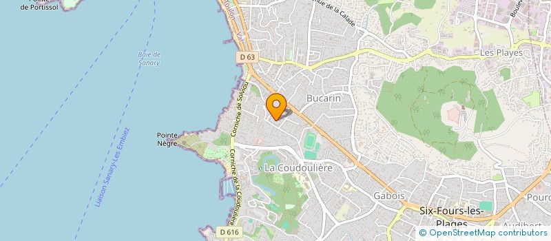 localisation de l'entreprise SCI DGLR à SIX-FOURS-LES-PLAGES