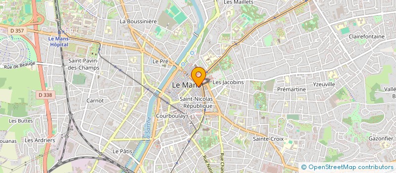 localisation de l'entreprise SCI DGM  LE MANS