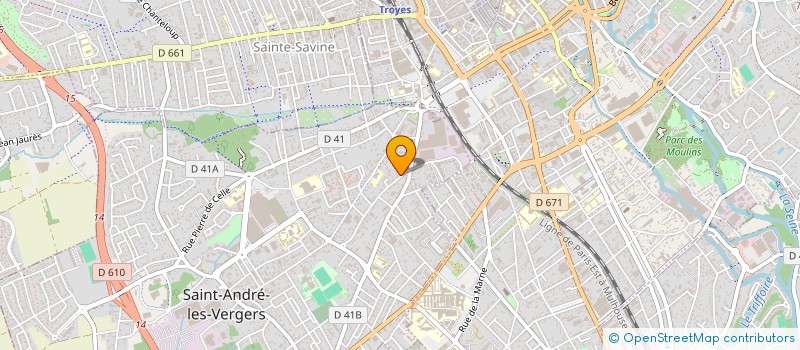 localisation de l'entreprise SCI DGMD  SAINT-ANDRE-LES-VERGERS