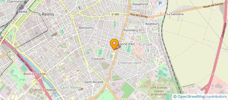 localisation de l'entreprise SCI DGO TALLEYRAND  REIMS