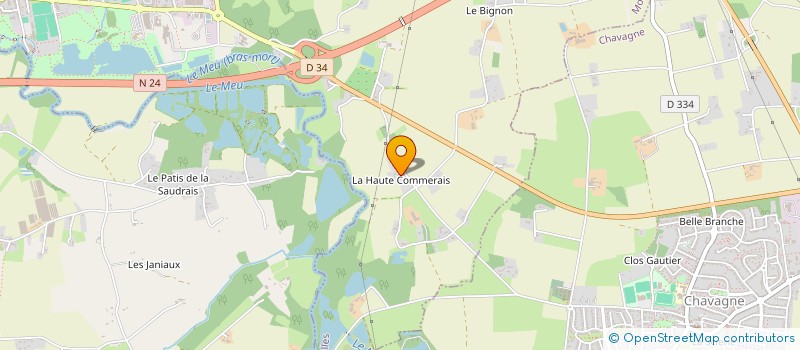 localisation de l'entreprise SCI DGP  MORDELLES