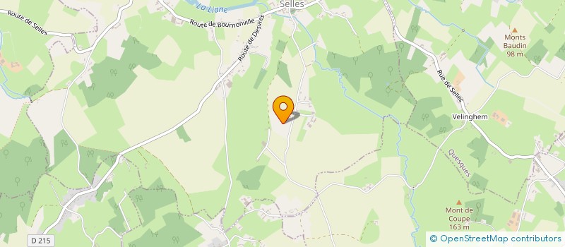 localisation de l'entreprise SCI DGP  SELLES