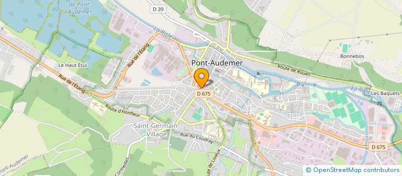 localisation de l'entreprise SCI DGS  PONT-AUDEMER