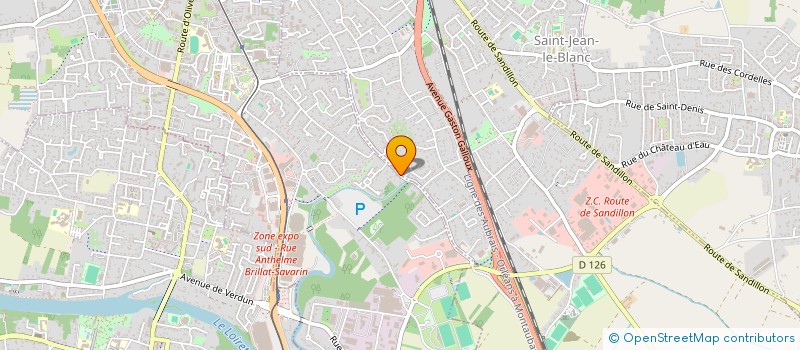 localisation de l'entreprise SCI DGUGUEN à ORLEANS