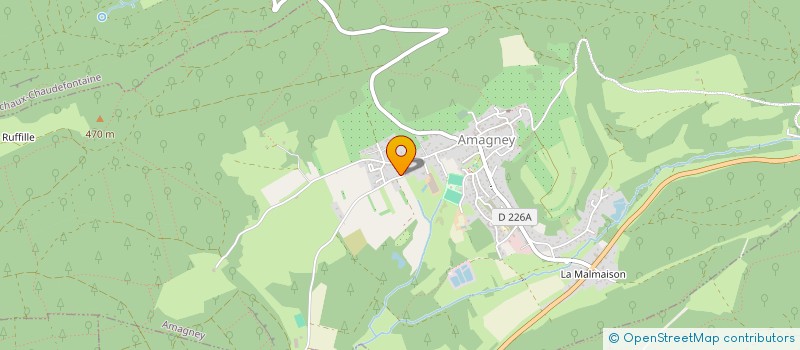 localisation de l'entreprise SCI DGW  AMAGNEY