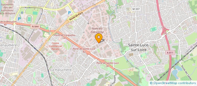 localisation de l'entreprise SCI DH IMMOBILIER à NANTES