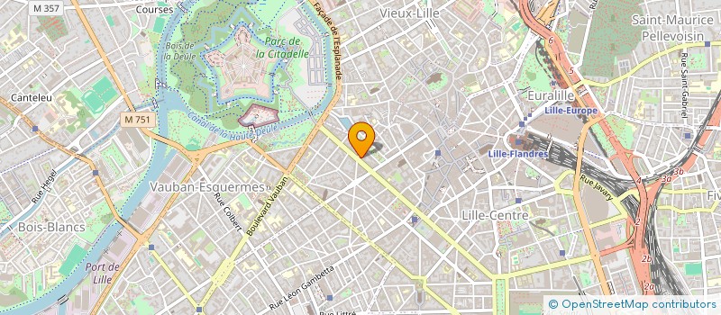 localisation de l'entreprise SCI DH LEBLANC à LILLE