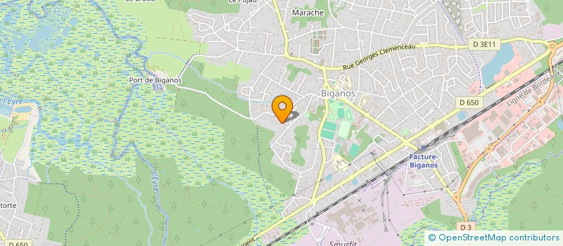 localisation de l'entreprise SCI DH-MFD  BIGANOS