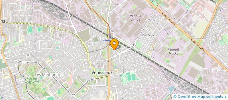localisation de l'entreprise SCI DH2'R  VENISSIEUX