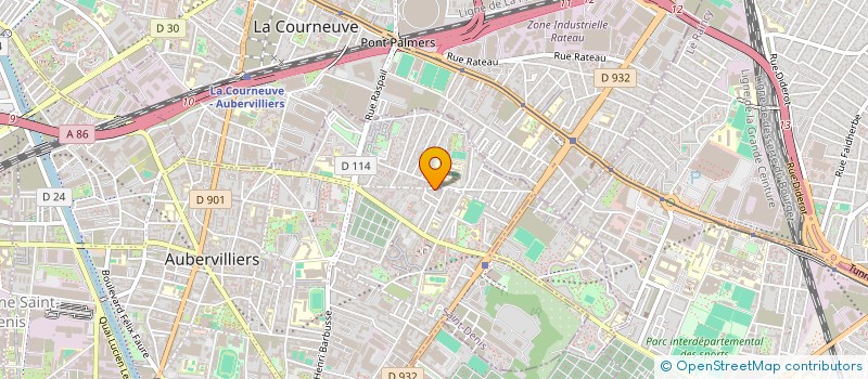 localisation de l'entreprise SCI DHAMMA  AUBERVILLIERS