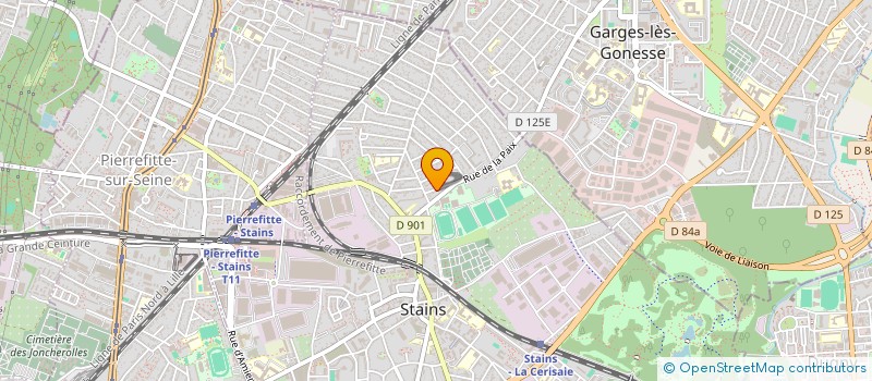 localisation de l'entreprise SCI DHANOA à STAINS