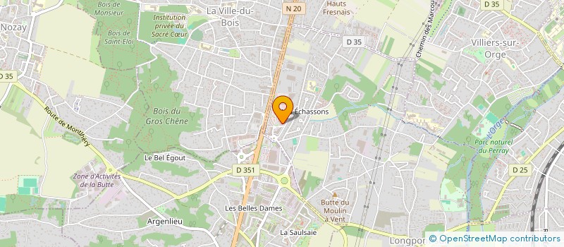 localisation de l'entreprise SCI DHANYA  LONGPONT-SUR-ORGE