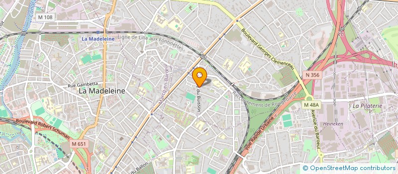 localisation de l'entreprise SCI DHAUSSY-LAUMIERE à MARCQ-EN-BARŒUL