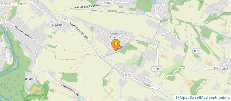 localisation de l'entreprise SCI DHAV MALETACHE  LACROIX-FALGARDE